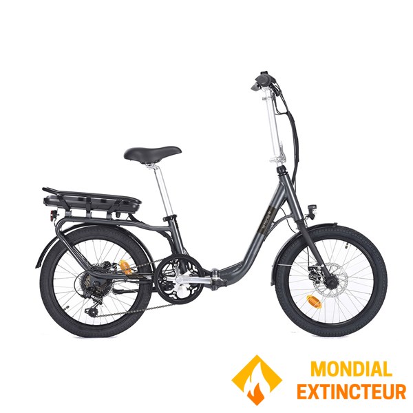 EXS - Vélo pliable électrique Facile gris