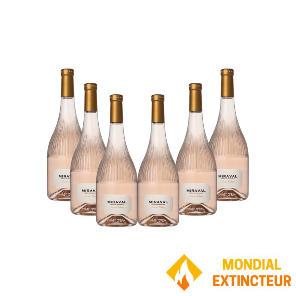 Miraval - Vin Rosé Saint Victoire - 6 bout
