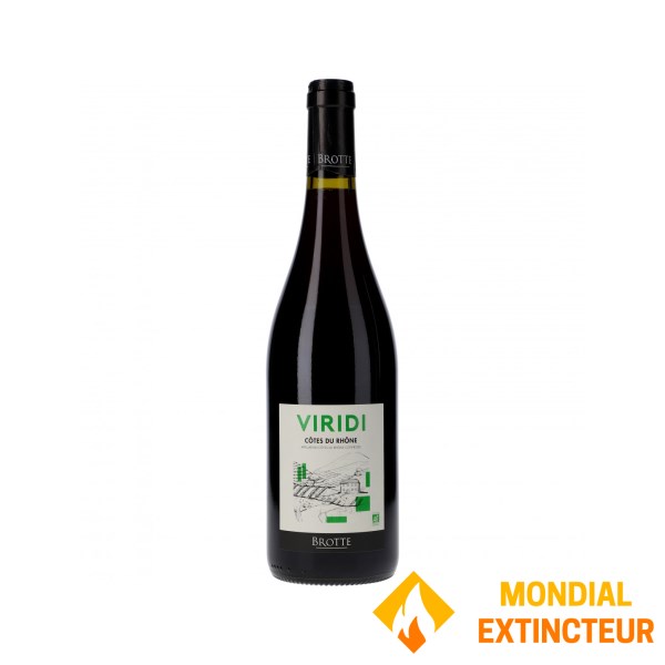 Brotte - Vin rouge Cotes du Rhône Bio Viridi