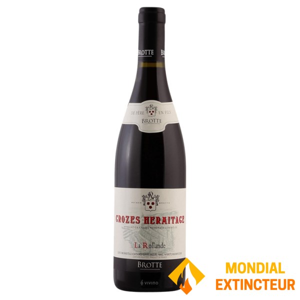 Brotte - Vin rouge Crozes Hermitage La Rollande - 1 bout