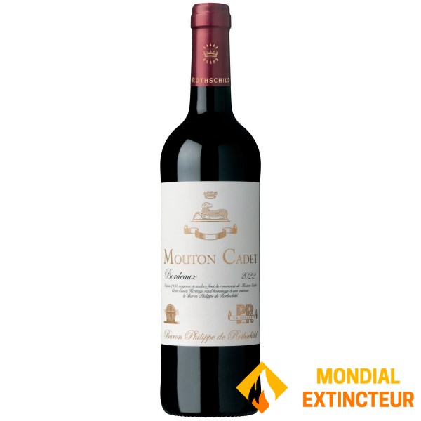 RFD - Vin rouge  Mouton Cadet Héritage 2022 + étui