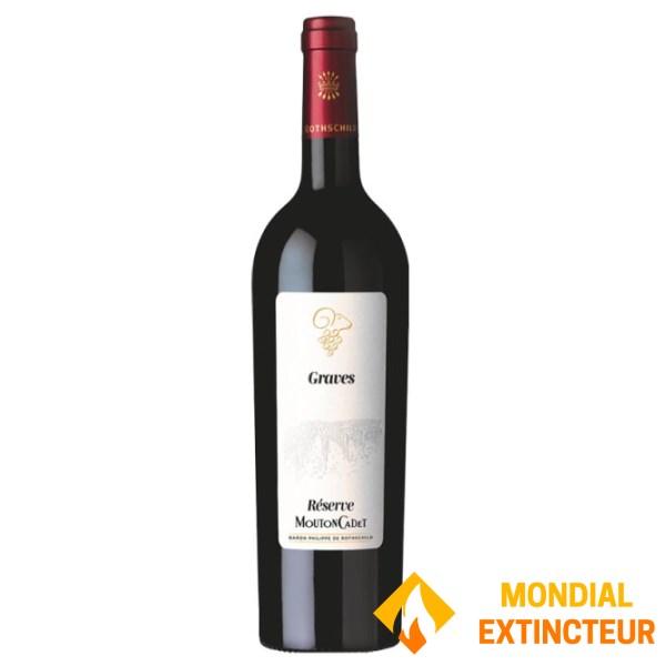 RFD - Vin rouge Reserve Mouton Cadet Graves 2021 - 1 bout