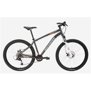 Decathlon - VTT ST 120 GRIS ORANGE taille S