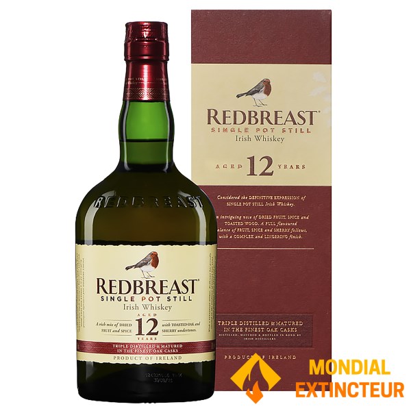 Redbreast - Whisky Irlandais Single pot still 12 ans - 70cl