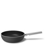 Smeg - Wok 30 cm Esthétique Années 50 noir mat