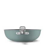 Smeg - Wok 30 cm Esthétique Années 50 vert mat