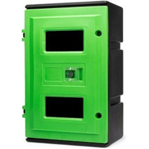 Coffret pour appareil respiratoire - Vert 85 cm