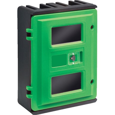 Coffret à clé pour appareil respiratoire - Vert