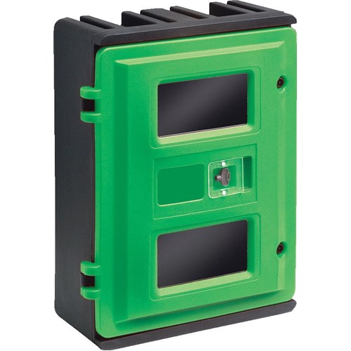 Coffret à clé pour appareil respiratoire - Vert