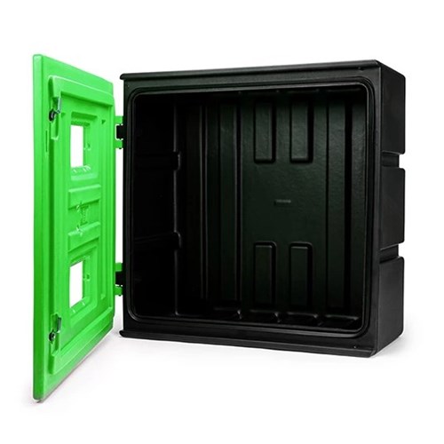 Coffret double XXL à clé pour appareil respiratoire - Vert