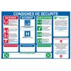 Consignes de sécurité français/anglais - PVC A4