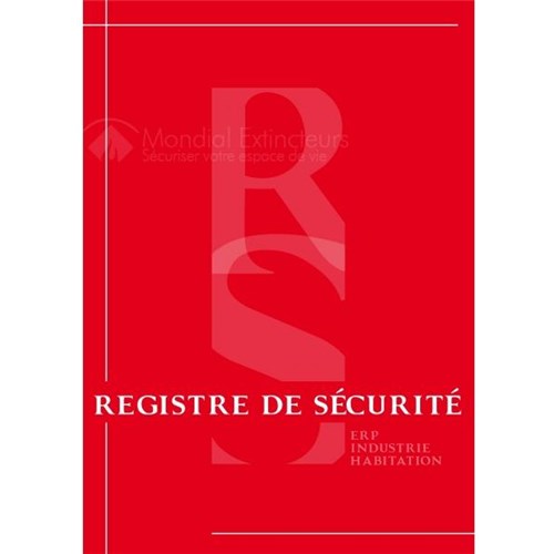 Registre de sécurité - Edition Luxe