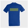 5 Tee-Shirts personnalisés bleu royal- Taille XL - Flocage Dos