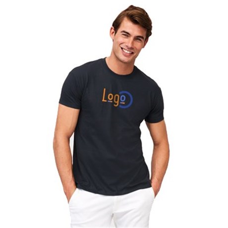 5 Tee-Shirts personnalisés gris - Taille M - Flocage Dos