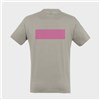 5 Tee-Shirts personnalisés gris - Taille M - Flocage Dos
