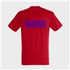 5 Tee-Shirts personnalisés rouges - Taille M - Cœur et dos