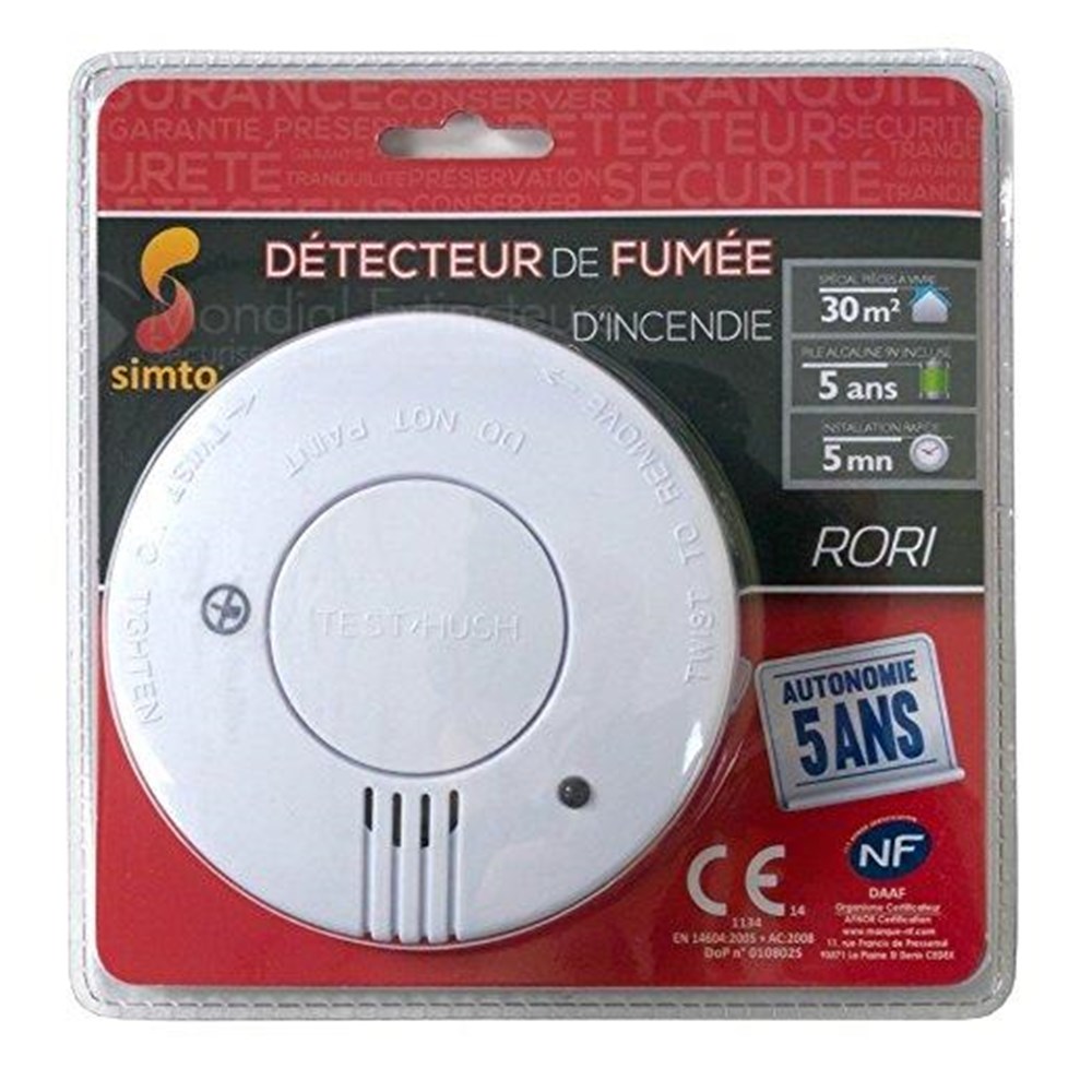 DETECTEUR DE FUMEE FOGO NF 5 ANS SMOTECH - BRENNENSTUHL 1290051005