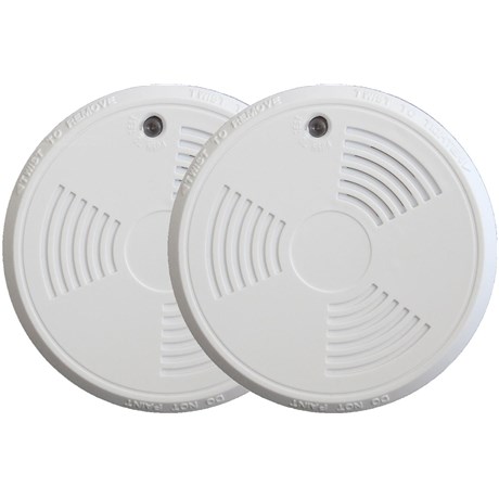 Pack 2 Détecteurs de fumée EN14604 avec attestation