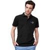 5 polos personnalisés noirs - Taille XXL - Flocage cœur