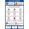 Consigne de sécurité "Salle de sciences" - Format A4