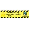 100 étiquettes "APPAREIL INUTILISABLE" personnalisées - Papier