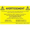 Etiquette adhésive extincteur CO2