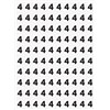 Planche de chiffres "4" adhésifs pour numéroter vos extincteurs