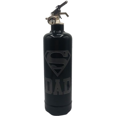Extincteur Design "SUPER DAD BLACK"