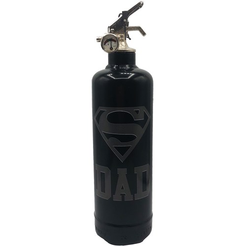 Extincteur Design "SUPER DAD BLACK"