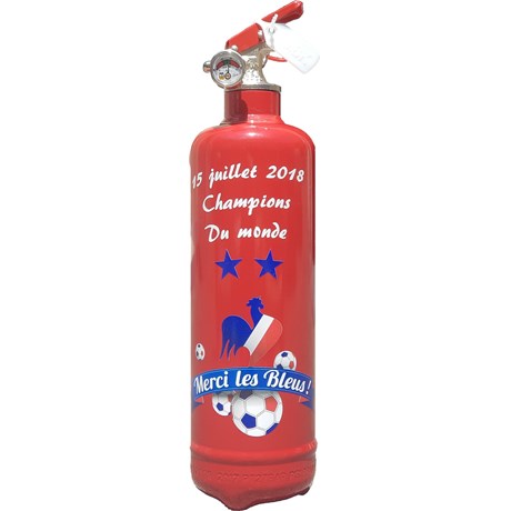 Extincteur "Merci les bleus"