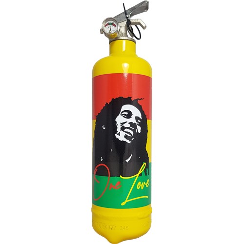 Extincteur Design "Bob Marley"