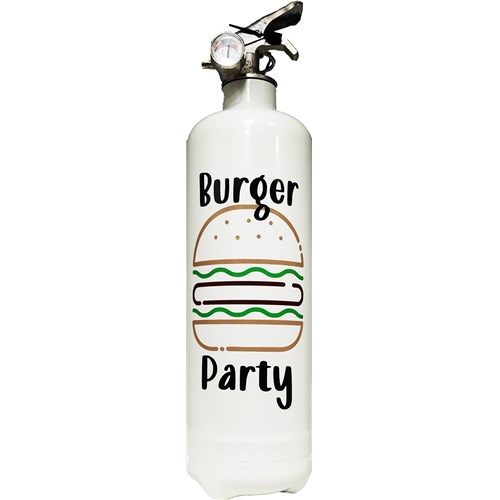 Extincteur Design "Burger Party"