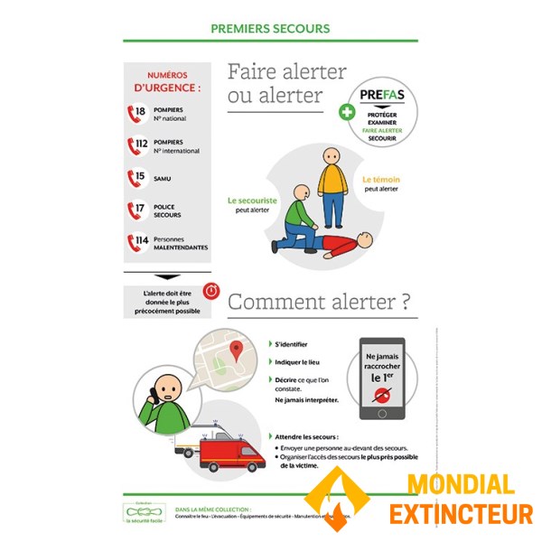 Support formation Premiers secours faire alerter — free download