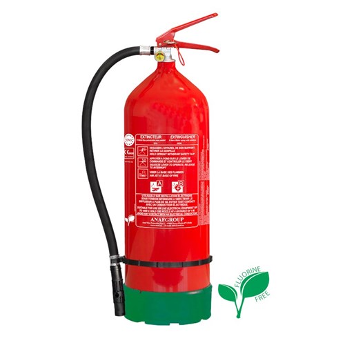 Extincteur 9 litres à eau avec additif sans fluor - Norme NF - Marque ANAF