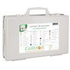 Coffret de secours 20 personnes avec poignée et support mural