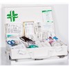 Coffret de secours 20 personnes avec poignée et support mural