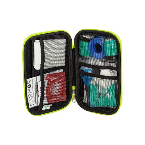 Trousse de secours jaune fluo - EVA 2 personnes