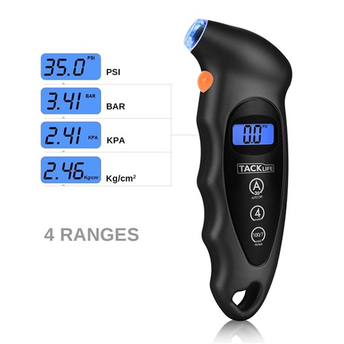 Manomètre digital pour contrôle de pression de pneus