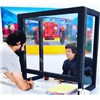 Ecran de protection PARA-COVID avec retours - Blanc
