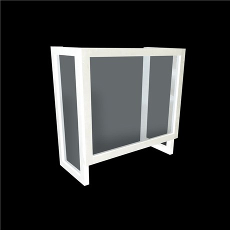 Ecran de protection PARA-COVID avec retours - Blanc