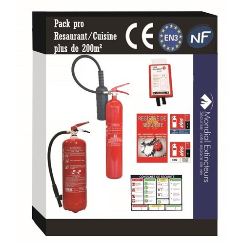 10 - Kit Spécial restaurant ou cuisine pro de + 200 mètres carrés