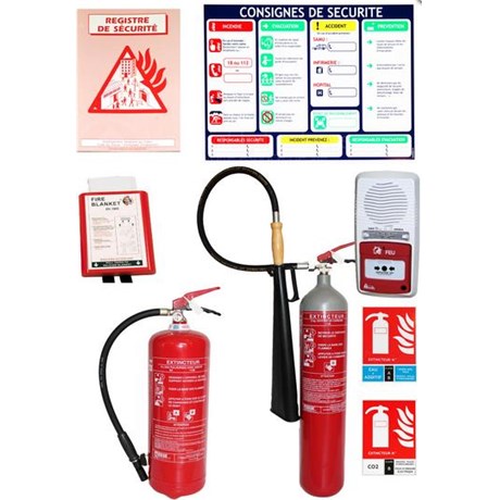 13 - Kit Spécial restaurant de - 200 M² avec alarme Type 4