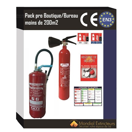 Kit sécurité pour magasin inférieur à 200 M² - Pression Auxiliaire
