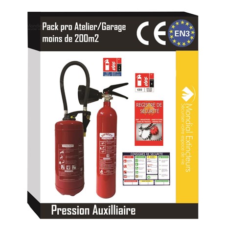 Pack Pro Spécial Atelier/Garage moins de 200m2 (Pression Auxilliaire)