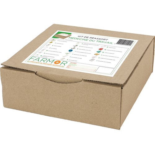 Kit pour armoire à pharmacie "Médecine du travail"