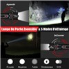 Lampe Torche LED Ultra Puissante, 10 000 Lumens rechargeable Étanche