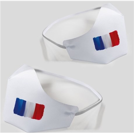 Lot de 100 - Masque de protection en tissu réutilisable