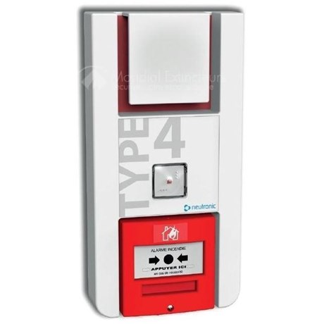 Alarme type 4 à pile signal lumineux Radio