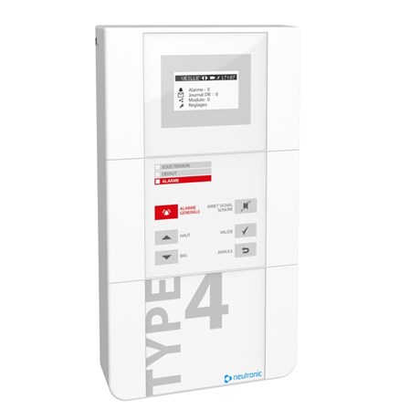 Centrale d’équipement d’alarme de type 4 à piles radio adressable
