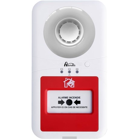 Pack de 5 alarmes type 4 avec flash lumineux